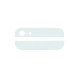 Apple iPhone 5 - Zadné Sklenené Lišty (White)