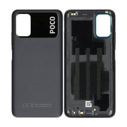Xiaomi Poco M3 - Batériový Kryt (Power Black) - 55050000L39X Genuine Service Pack