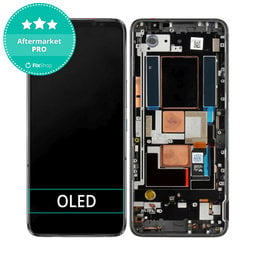 Asus ROG Phone 7 AI2205_C - LCD Displej + Dotykové Sklo + Rám (Phantom Black) OLED