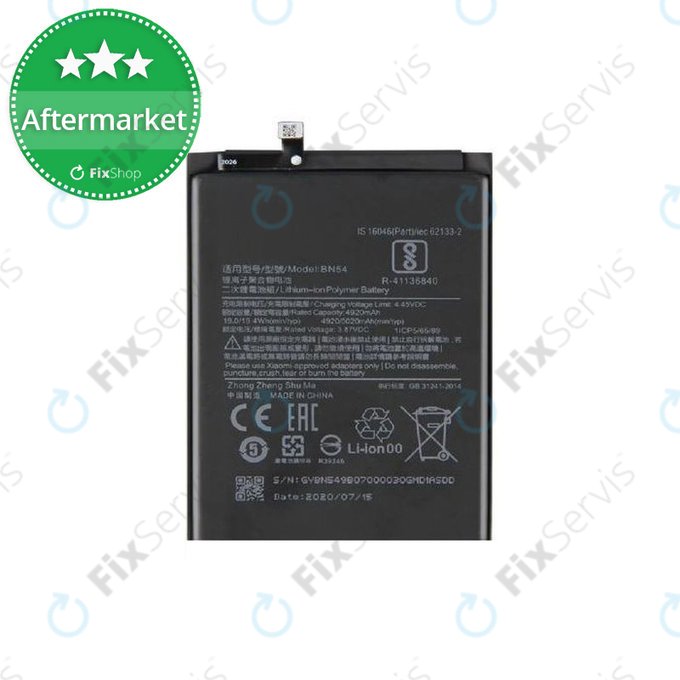 Xiaomi Redmi 9 9A Note 9 Batéria BN54 5020mAh FixServis