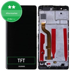 Huawei P9 - LCD Displej + Dotykové Sklo + Rám (Black) TFT