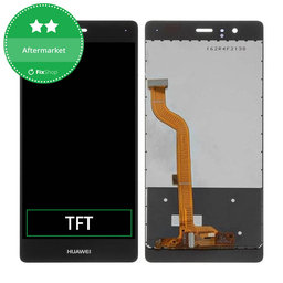 Huawei P9 - LCD Displej + Dotykové Sklo (Black) TFT