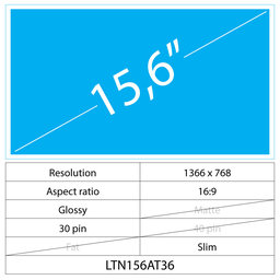 Acer Aspire V15 V3-575 15.6 LCD Slim Lesklý 30 pin HD