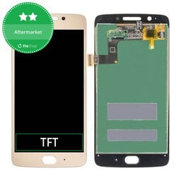 Motorola Moto G5 XT1676 - LCD Displej + Dotykové Sklo (Gold) TFT