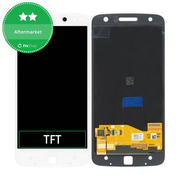 Motorola Moto Z XT1650 - LCD Displej + Dotykové Sklo (White) TFT