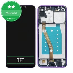 Huawei P Smart Plus (Nova 3i) - LCD Displej + Dotykové Sklo + Rám (Iris Purple) TFT