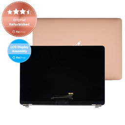 Apple MacBook 12" A1534 (Early 2016 - Mid 2017) - LCD Displej + Predné Sklo + Kryt (Gold) Original Refurbished