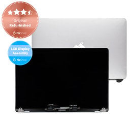 Apple MacBook Pro 15" A1707 (Late 2016 - Mid 2017) - LCD Displej + Predné Sklo + Kryt (Silver) Original Refurbished