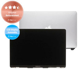 Apple MacBook Pro 13" A1706 (Late 2016 - Mid 2017) - LCD Displej + Predné Sklo + Kryt (Silver) Original Refurbished