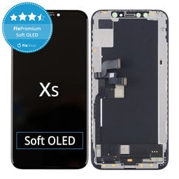 Apple iPhone XS - LCD Displej + Dotykové Sklo + Rám Soft OLED FixPremium