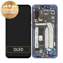 Xiaomi Mi 9 SE - LCD Displej + Dotykové Sklo + Rám (Ocean Blue) - 5610100210B6 Genuine Service Pack