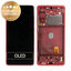 Samsung Galaxy S20 FE G780F - LCD Displej + Dotykové Sklo + Rám (Cloud Red) - GH82-24219E, GH82-31328E, GH82-31329E, GH82-24220E Genuine Service Pack