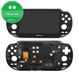 Sony Playstation Vita 1000 - LCD Displej + Dotykové Sklo + Rám (Black) TFT