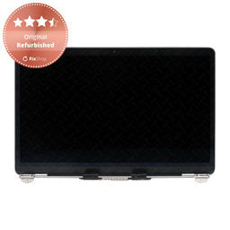 Apple MacBook Air 13" A1932 (2019), 13" A2179 (2020) - LCD Displej + Predné Sklo + Kryt (Silver) Original Refurbished