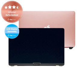 Apple MacBook Air 13" A1932 (2019), 13" A2179 (2020) - LCD Displej + Predné Sklo + Kryt (Gold) Original Refurbished