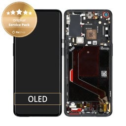 OnePlus 9 Pro - LCD Displej + Dotykové Sklo + Rám (Stellar Black) - 1001100044 Genuine Service Pack