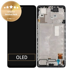 Xiaomi Redmi Note 10 Pro - LCD Displej + Dotykové Sklo + Rám (Onyx Gray) - 56000200K600 Genuine Service Pack