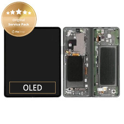 Samsung Galaxy Z Fold 3 F926B - LCD Displej + Dotykové Sklo + Rám (Phantom Green) - GH82-26283B Genuine Service Pack