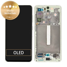 Samsung Galaxy S21 FE G990B - LCD Displej + Dotykové Sklo + Rám (Green) - GH82-26414C, GH82-26420C, GH82-26590C Genuine Service Pack