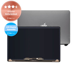 Apple MacBook Pro 15" A1990 (2018 - 2019) - LCD Displej + Predné Sklo + Kryt (Space Gray) Original Refurbished