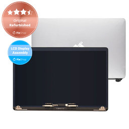 Apple MacBook Pro 15" A1990 (2018 - 2019) - LCD Displej + Predné Sklo + Kryt (Silver) Original Refurbished