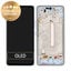 Samsung Galaxy A53 5G A536B - LCD Displej + Dotykové Sklo + Rám (Awesome Blue) - GH82-28024C, GH82-28025C Genuine Service Pack