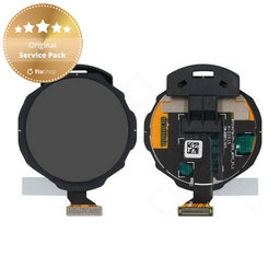 Samsung Galaxy Watch 4 Classic 46mm R895 - LCD Displej + Dotykové Sklo + Rám (Black) - GH96-14426A Genuine Service Pack