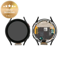 Samsung Galaxy Watch 4 44mm R870 R875 - LCD Displej + Dotykové Sklo + Rám (Black) - GH97-26410A Genuine Service Pack