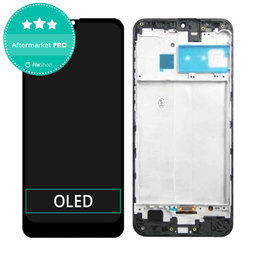 Samsung Galaxy M30s M307F - LCD Displej + Dotykové Sklo + Rám (Black) OLED