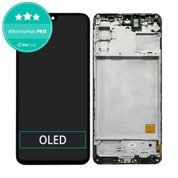 Samsung Galaxy M31s M317F - LCD Displej + Dotykové Sklo + Rám (Mirage Black) OLED