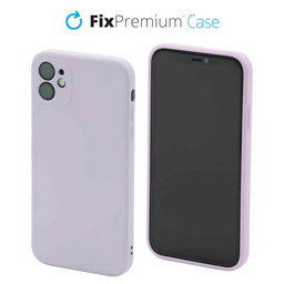 FixPremium - Silikónové Puzdro pre iPhone 11, fialová