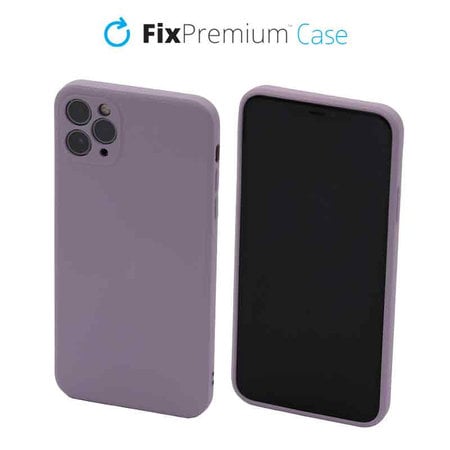 FixPremium - Silikónové Puzdro pre iPhone 11 Pro Max, fialová