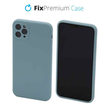 FixPremium - Silikónové Puzdro pre iPhone 11 Pro Max, light cyan