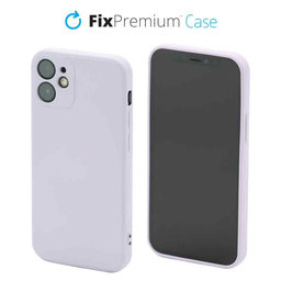 FixPremium - Silikónové Puzdro pre iPhone 12 mini, fialová