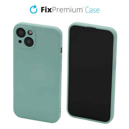 FixPremium - Silikónové Puzdro pre iPhone 13, light cyan