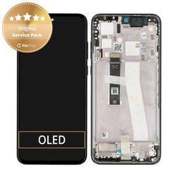 Motorola Edge 30 Neo XT2245 - LCD Displej + Dotykové Sklo + Rám (Black Onyx) - 5D68C21403 Genuine Service Pack