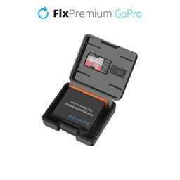 FixPremium - Ochranné Puzdro pre GoPro Hero 10 Batériu a Pamäťovú Kartu, čierna