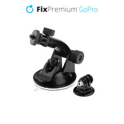 FixPremium - Držiak pre GoPro s prísavkou, čierny