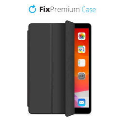 FixPremium - Zatváracie Silikónové Puzdro pre iPad 10.2 (7th, 8th, 9th Gen), čierna