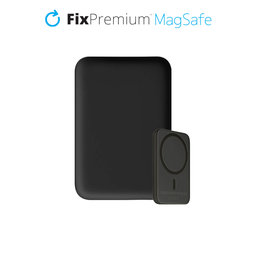 FixPremium - MagSafe PowerBank 5000 mAh, čierna