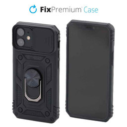 FixPremium - Puzdro CamShield pre iPhone 12 mini, čierna