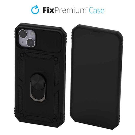 FixPremium - Puzdro CamShield pre iPhone 14 Plus, čierna