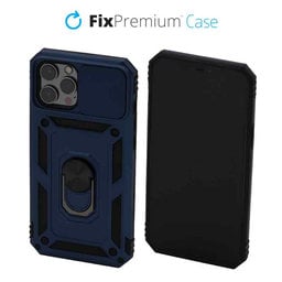 FixPremium - Puzdro CamShield pre iPhone 12 Pro Max, modrá