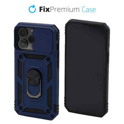 FixPremium - Puzdro CamShield pre iPhone 13 Pro, modrá