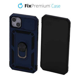 FixPremium - Puzdro CamShield pre iPhone 14 Plus, modrá