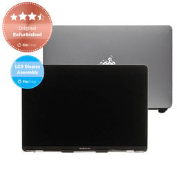 Apple MacBook Pro 13" A1708 (Late 2016 - Mid 2017) - LCD Displej + Predné Sklo + Kryt (Space Gray) Original Refurbished