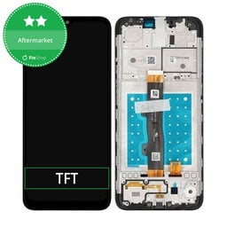 Motorola Moto E7 XT2095 - LCD Displej + Dotykové Sklo + Rám (Mineral Gray) TFT