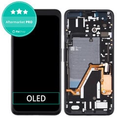 Google Pixel 4 XL - LCD Displej + Dotykové Sklo + Rám (Just Black) OLED