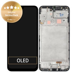 Samsung Galaxy A24 A245 - LCD Displej + Dotykové Sklo + Rám (Black) - GH82-31240A Genuine Service Pack