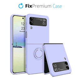 FixPremium - Puzdro Ring pre Samsung Galaxy Z Flip 4, fialová